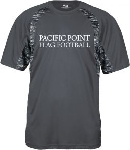 Static Hook Tee, Graphite/Graphite Static